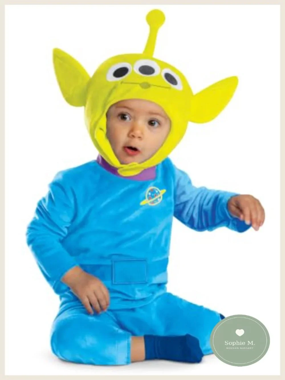 Officially Licensed Disney Toy Story Alien Infant Costume Jumpsuit with
